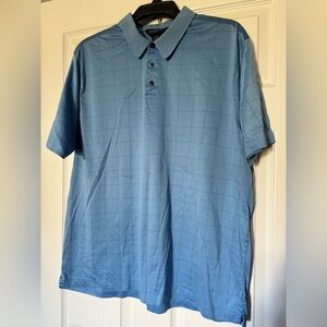 Brooks Brothers Original 1818 Men’s Golf Shirt Sz Large Blue Plaid Short Sleeve